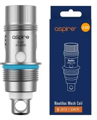 Aspire Nautilus Mesh Coils (5pk) (0,3 Ohm)
