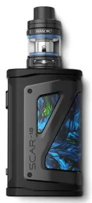 SMOK 2ml Scar 18 230W Waterproof with TFV9 EU Tank (Blau)