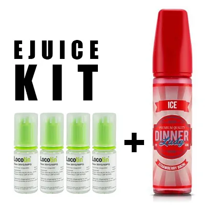 Dinner Lady-Strawberry Bikini Ice - 20/ 60 ml (0mg)