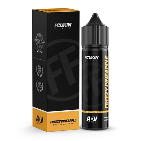 Fcukin' Flava- Black-FreezyPineapple - 60 ml (0mg)