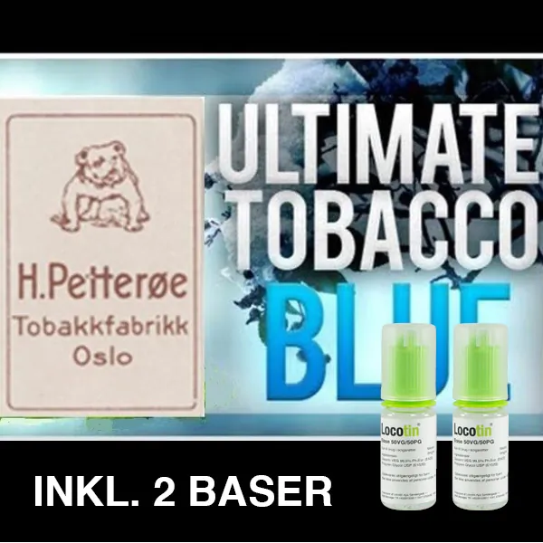 ePuff eLiquid Kit - Peters Blue Tobacco 30 ml (Kein Booster, Kein Booster)