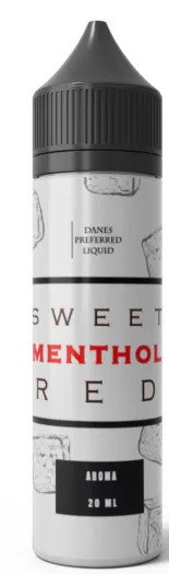 Danes Preferred Liquid Sweet Menthol Red 20 ML (Uden booster, 50VG/50PG)