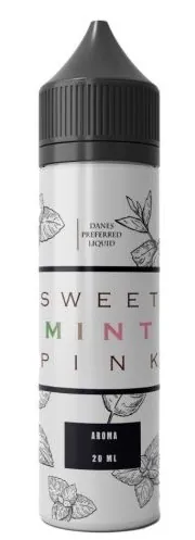 Danes Preferred Liquid Sweet Mint Pink 20 ML (Uden booster, 50VG/50PG)