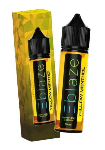Blaze Yellow Menthol 20 ml/ 60 ml (Uden booster, 50VG/50PG)