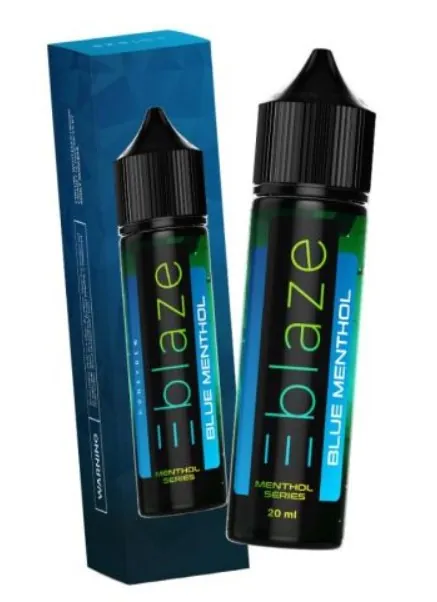 Blaze Blue Menthol 20/ 60 ml (Uden booster, 50VG/50PG)