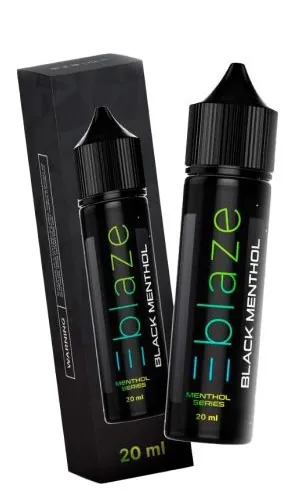 Blaze Black Menthol 20 ml (Uden booster, 50VG/50PG)