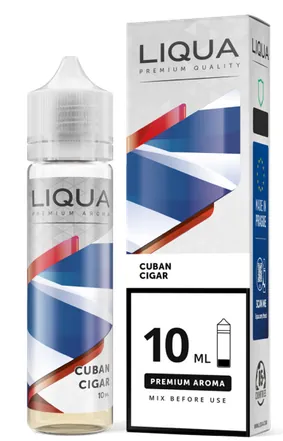 LIQUA Cuban Cigar 10ML (Uden booster, 50VG/50PG)