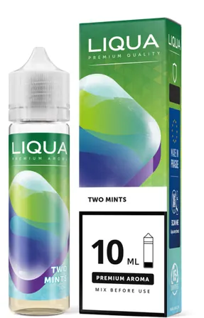 LIQUA Two Mints 12ML (Uden booster, 50VG/50PG)