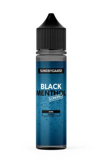 Sundbygaard Black Menthol - 20/ 60 ml (Uden booster, 50VG/50PG)