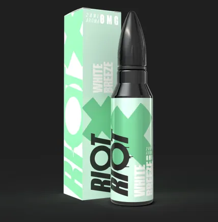 RIOT - White Breeze 20/60 ml longfill (Uden booster, 70VG/30PG)