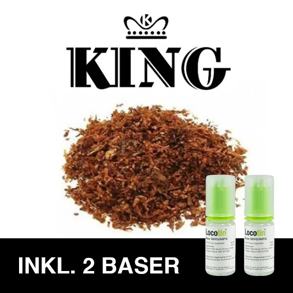 ePuff eLiquid Kit - Kings Tobacco 30 ml (70VG/30PG, Uden booster)