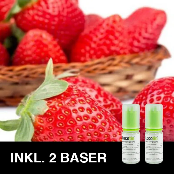 ePuff eLiquid Kit - Strawberry 30 ml (70VG/30PG, Uden booster)
