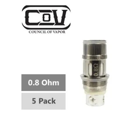 COV Vengeance Coils 0.8ohm 5 stk.