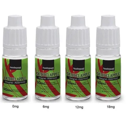 Sundbygaard eVæske - Dubbel Äpple 10 ml