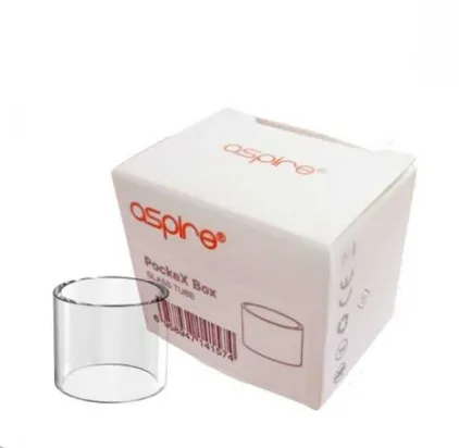 Aspire PockeX Box glass tube 2.6 ml.