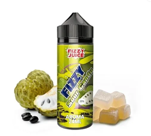 Fizzy Juice Sour Candy Longfill 24ml (70VG/30PG, Uden booster)
