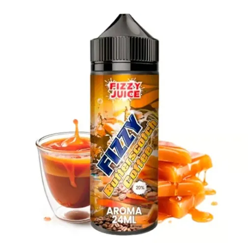 Fizzy Juice Butterscotch Coffee Longfill 24ml (70VG/30PG, Uden booster)