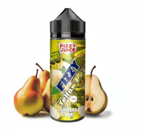 Fizzy Juice Yellow Pear Longfill 24ml (70VG/30PG, Uden booster)