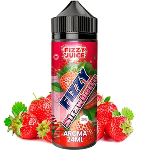 Fizzy Juice Strawberry Longfill 24ml (70VG/30PG, Uden booster)