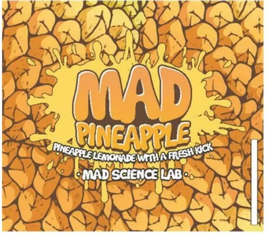 (D)Mad Science Lab Aroma Mad pineapple 10 ml