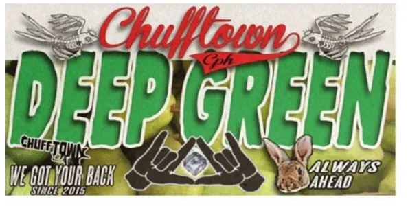 [9007] 10 ml Pink-Mule Chuff Town - Deep Green