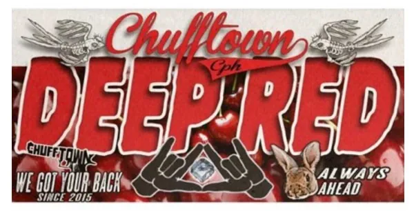 10 ml Pink-Mule Chuff Town - Deep Red