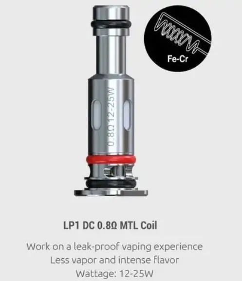 5pcs SMOK LP1 - DC 0.8ohm