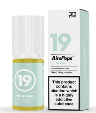 [1061] Airscream Nicsalt Polar Mint 10 ml 60/40 20mg