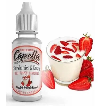 Capella Aroma - Strawberries and Cream 13 ml.