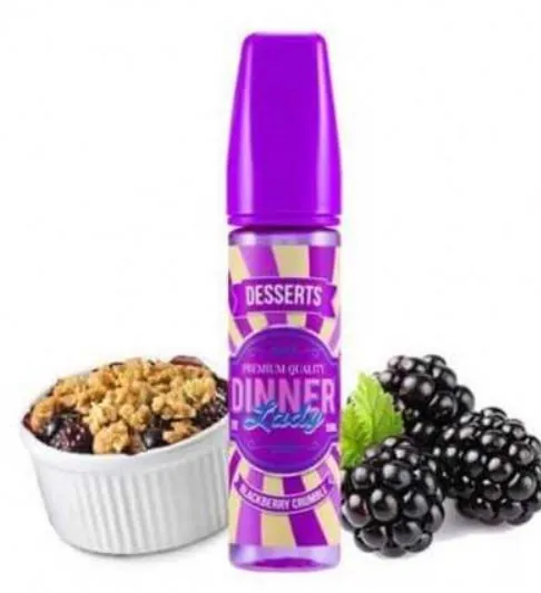 [9223] Dinner Lady Desserts - Blackberry Crumble 20/ 60 ml