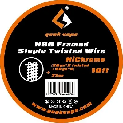 Geekvape N80 Framed Staple Twisted Wire - 10ft.