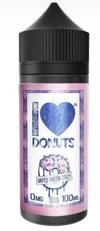 I LOVE DONUTS 100 ml E LIQUID BY MAD HATTER