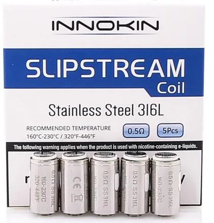 [8824] Innokin Slipstream SS316L Coils 0.5ohm (5 pcs.)