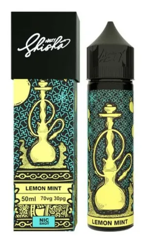 Nasty Juice, Shisha Lemon Mint Shortfill - 50 ml