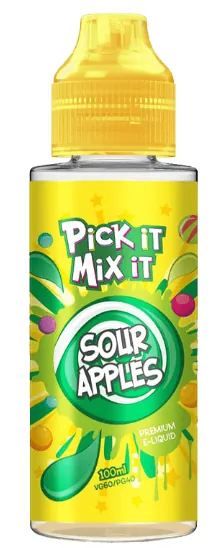 Pick it Mix it Sour Apples 100 ml