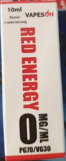 [7258] Red energy 10 ml - Vapeson