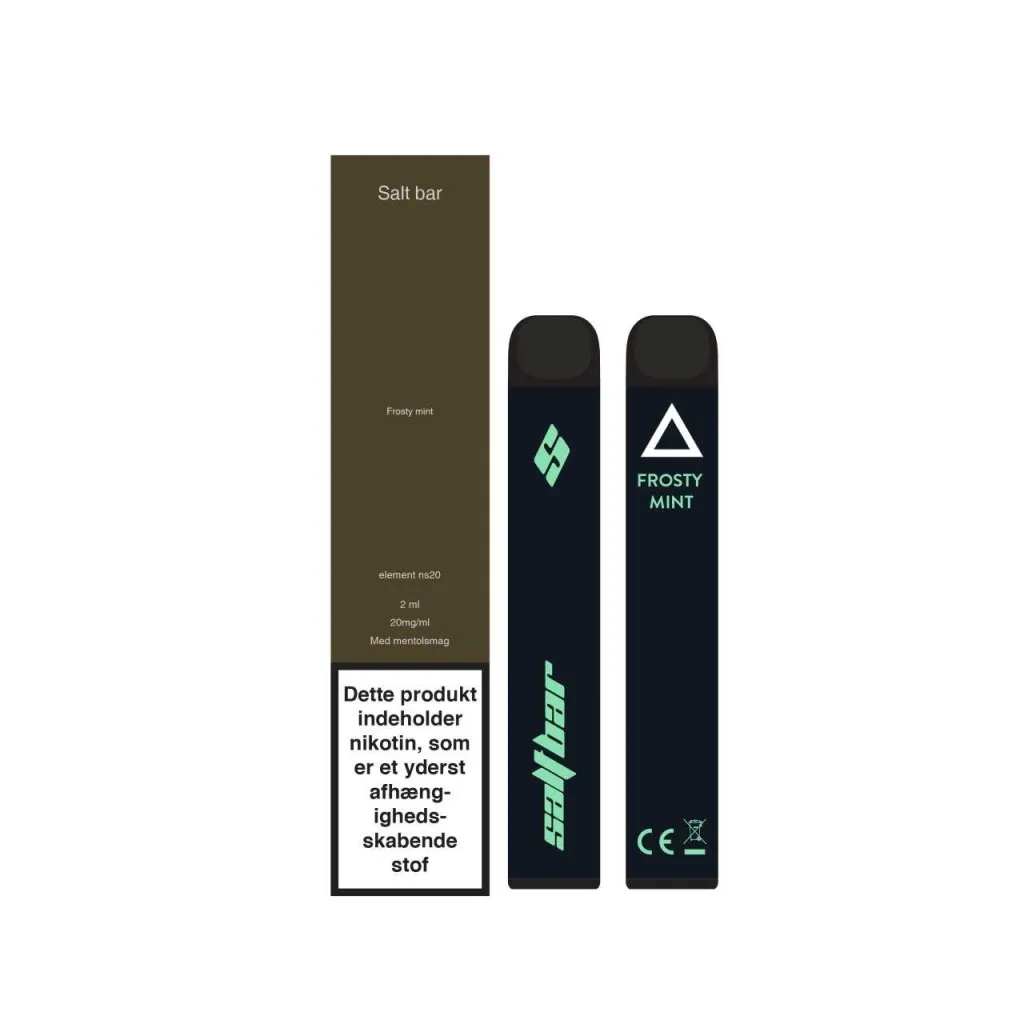 Salt bar Frosty mint engangs e-cigaret