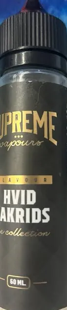 [8837] Supreme vapours - Hvid lakrids - 10/ 60 ml