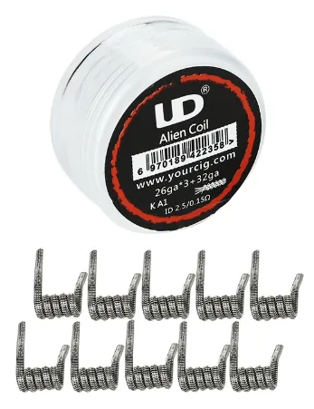 UD Kanthal A1 Alien Coil (26ga*3+32ga) (10 pcs.)