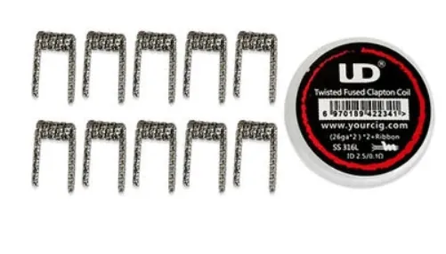 [101040] UD TWISTED FUSED CLAPTON COIL (10pcs.)