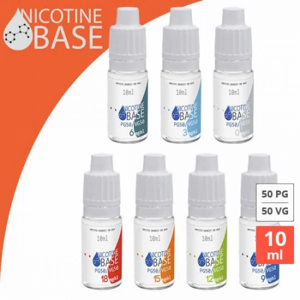 VG50/PG50 Base 9mg. - 10ml.