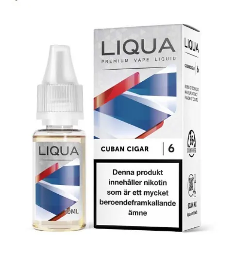 Liqua Cuban Cigar - Sweden - 10 ml (0mg)