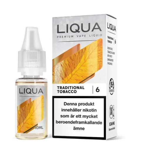 Liqua Traditional Tobacco - Sweden - 10 ml (0mg)