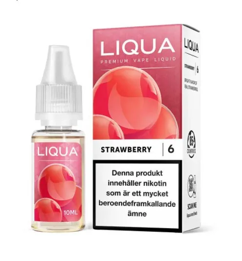 Liqua Strawberry - Sweden 10 ml (0mg)